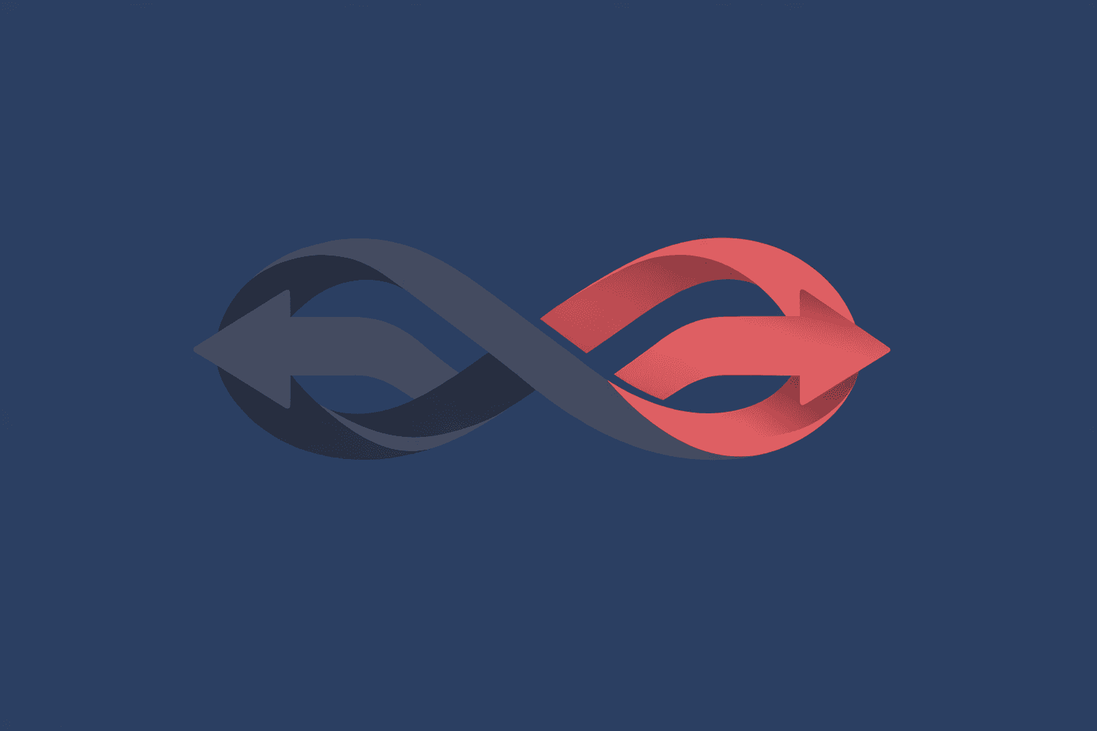 Minimalist editorial art showing browser navigation being trapped inside a hostile history loop